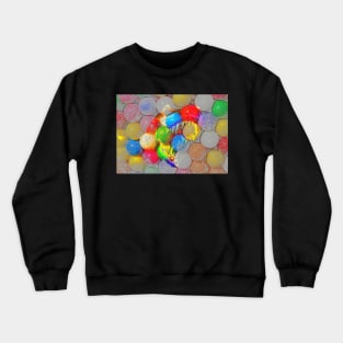 Every kids dream dinosaurs and bubble gum balls Crewneck Sweatshirt